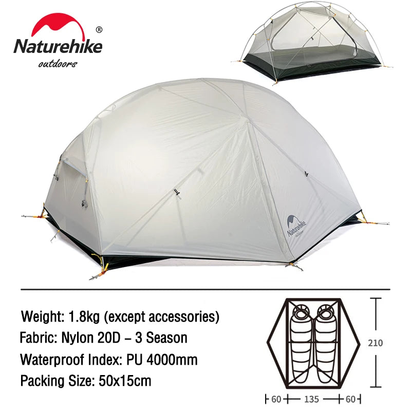 Portable Camping Tents (2 Persons)